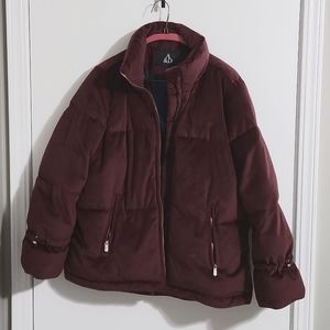Burgundy Super Warm Winter Coat